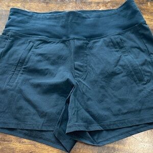 Athleta Black High-Rise Athletic Shorts